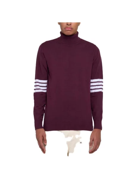 Lniany golf golf John Richmond brązowy