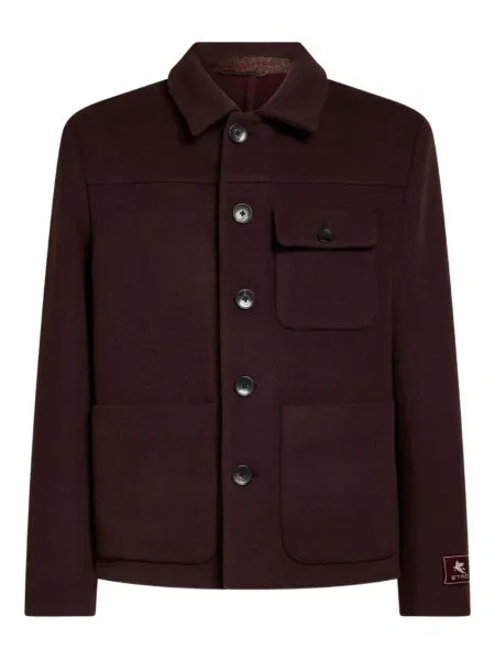 Geacă Etro din cașmir roșu