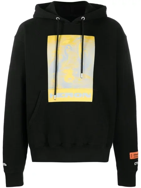 Hanorac cu glugă Heron Preston negru