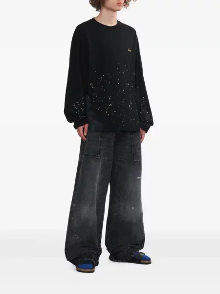 Tricou We11done lung negru