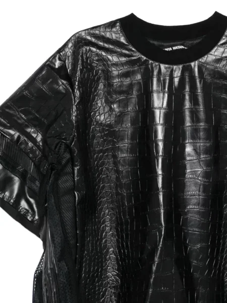 Bluzka Junya Watanabe skórzana czarna