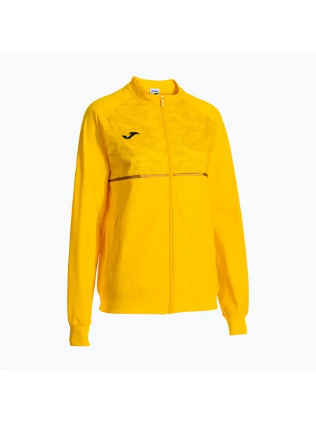 Женски потник за бягане Joma Record III Full Zip yellow жълто