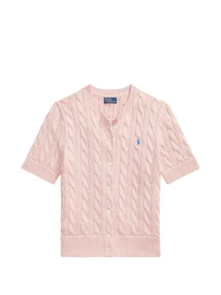 Хавлиени препасан карирана риза Polo Ralph Lauren синьо