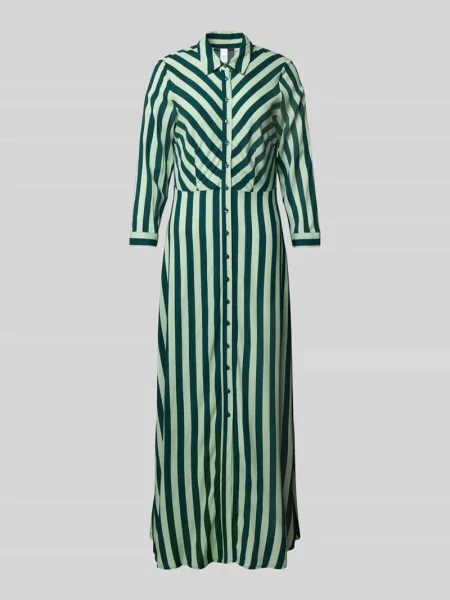 Długa sukienka z listwą guzikową model ‘SAVANNA’ Y.a.s