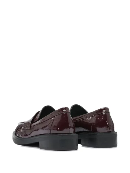 Δερμάτινα loafers Strategia Shoes από λουστρίνι κόκκινο