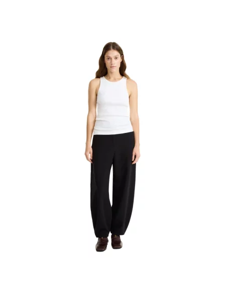 Lniane spodnie By Malene Birger czarne