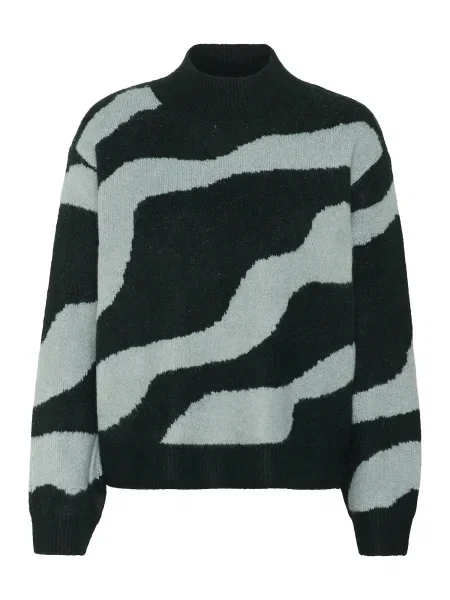 SAINT TROPEZ Pulover MallieSZ turcoaz / pin verde