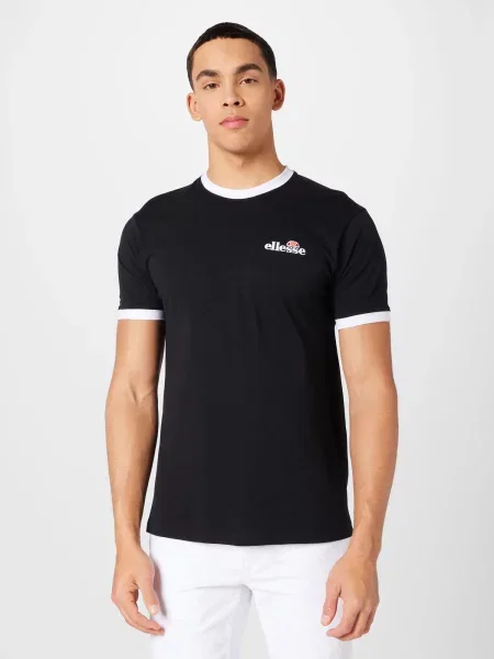ELLESSE Tricou Meduno negru alb