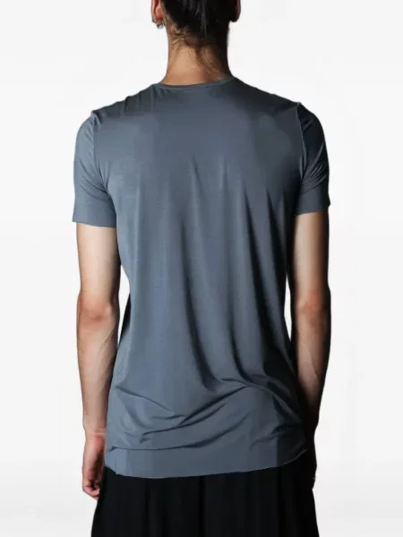 Lung tricou Tessitura gri
