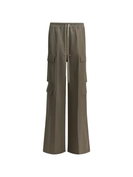 Pantaloni cargo Rick Owens cu cordon gri