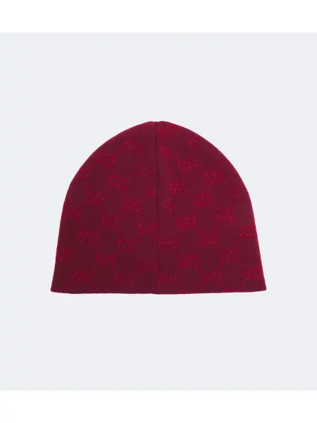 Căciulă Gucci de lână roșu