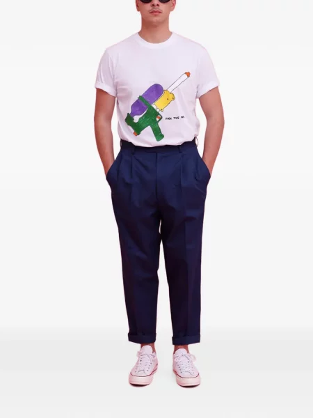 Tricou Lc23 cu imagine alb