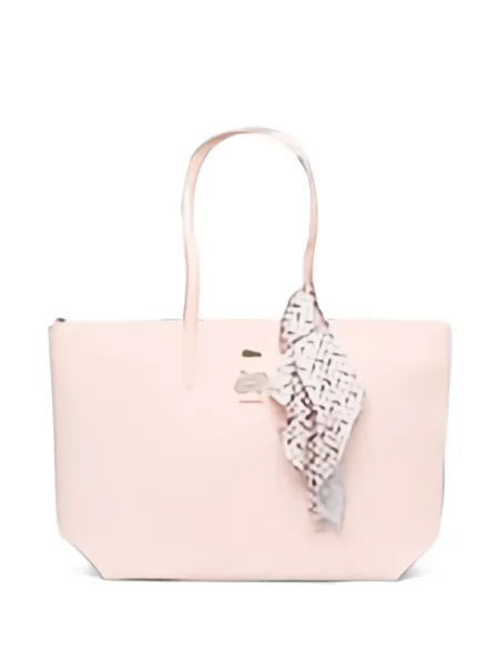 Geantă shopper Lacoste roz