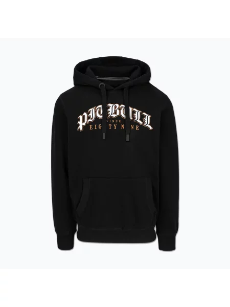 Pulover Pitbull West Coast cu glugă negru