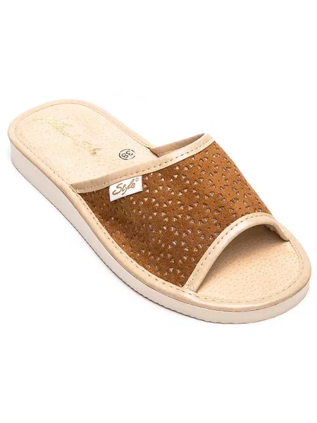 Papuci Natural Style bej