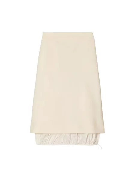 Spódnica midi Tory Burch biała