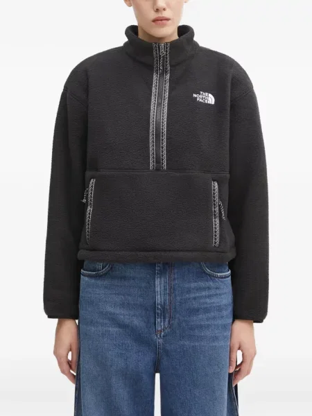 Hanorac cu fermoar The North Face negru