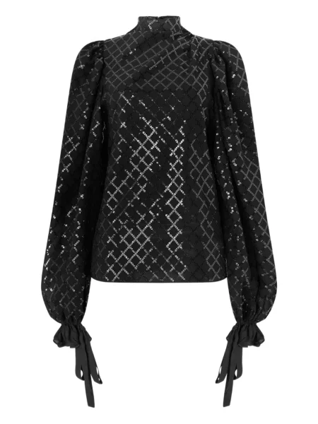 Top Genny cu paiete negru