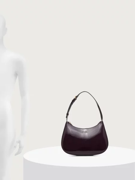 Кожаная сумка хобо Furla