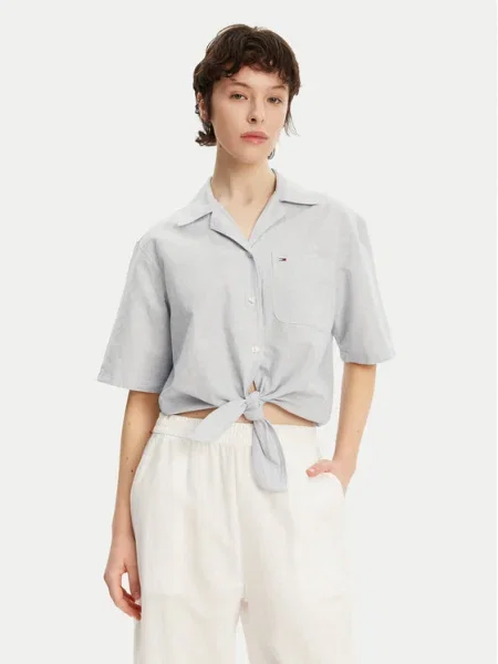 Tommy Jeans Cămașă albastru