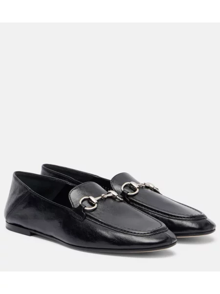 Pantofi loafer Gucci din piele negru