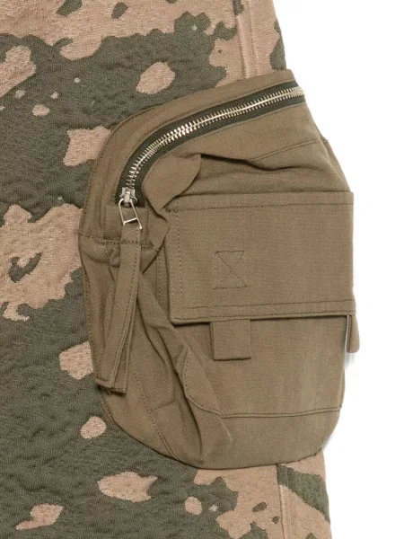 Maskáčové cargo kalhoty Kidsuper zelené