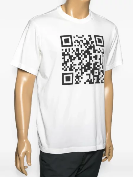 Tricou Vetements cu imagine alb