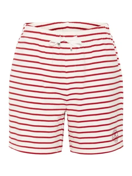 Cream Pantaloni CRSin roșu alb