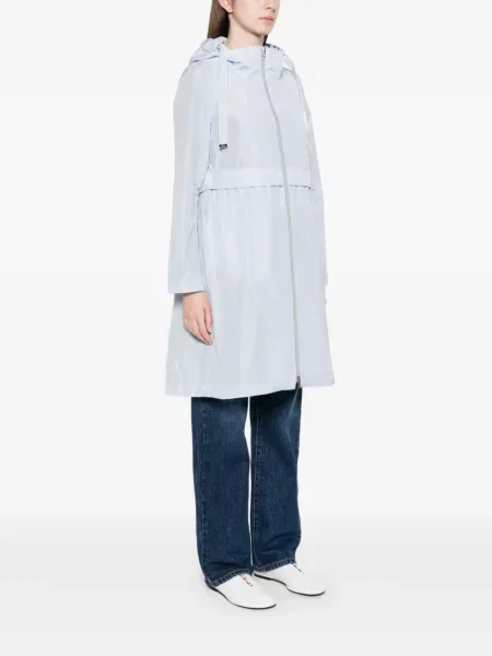 Parka Herno z kapturem niebieska