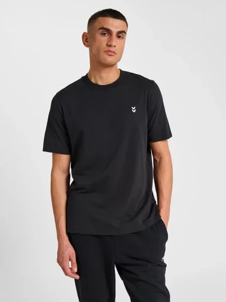 Hummel koszulka logo haftowane hml Pulse T-shirt czarna