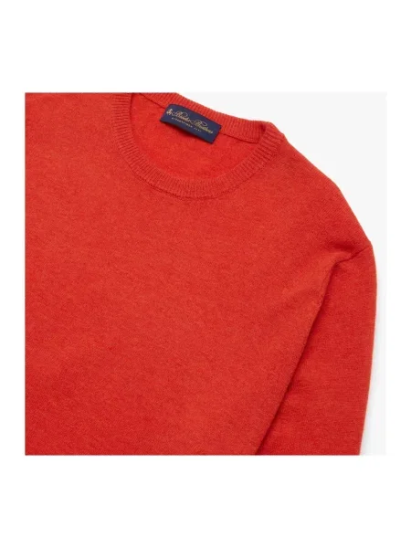 Sweter Brooks Brothers wełniany pomarańczowy