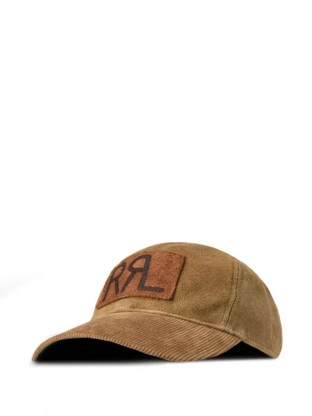 Șapcă Ralph Lauren Rrl din piele de căprioară