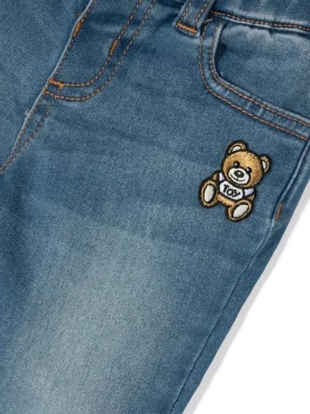 Siaurėjantys džinsai Moschino mėlyna