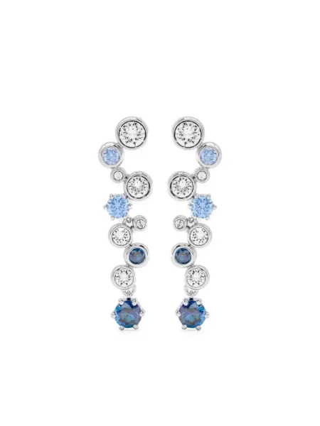 Cercei Swarovski argintiu