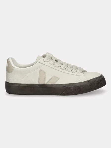 Замшеві кросівки Veja Campo бежевий