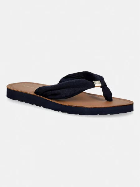 Šľapky Tommy Hilfiger modrá