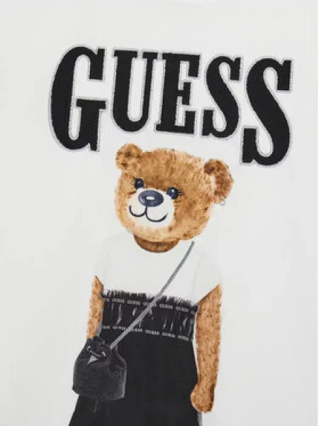 Dětské tričko Guess bílé