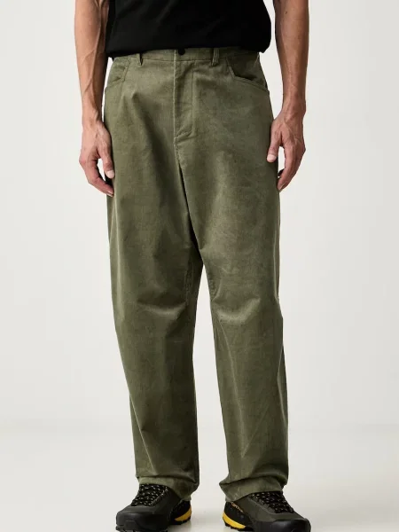 Salewa pantaloni de trekking pentru bărbați din catifea reiată FANES CORD verde