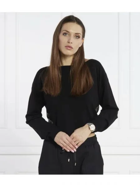 Liu Jo Sport Pulover | Cropped Fit negru