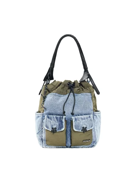 Desigual Vak denim / olivová modrá
