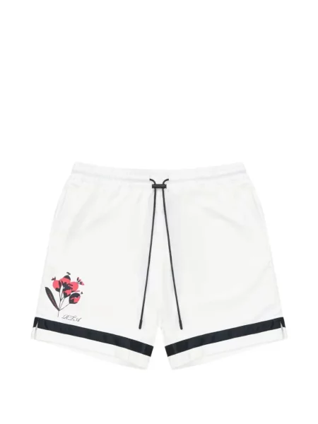 Pantaloni scurți Rta cu model floral cu imagine alb