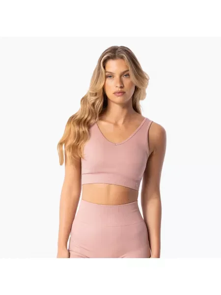 Carpatree Simply Seamless гладък сутиен за тренировка розов
