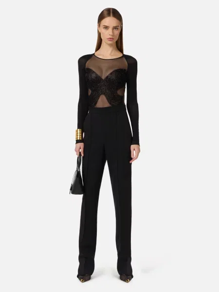 Боди Elisabetta Franchi черное