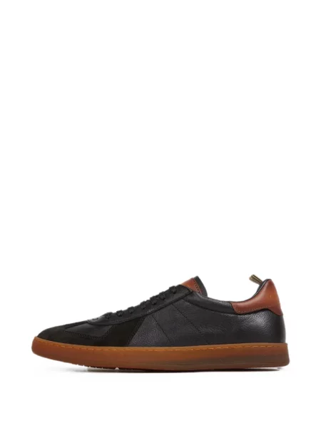 Sneakerși Officine Creative din piele negru