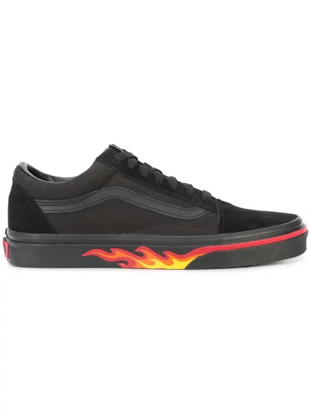 Sneakerși Vans Old Skool cu șireturi din dantelă negru