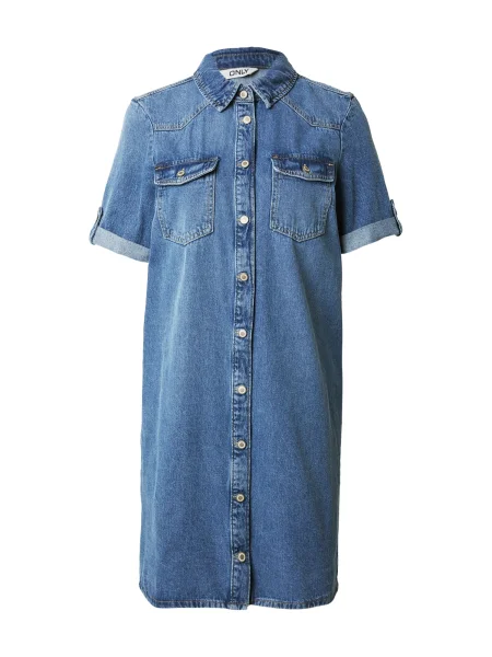 ONLY Rochie tip bluză ONLLISA denim albastru