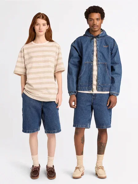 Джинсові шорти Timberland синій