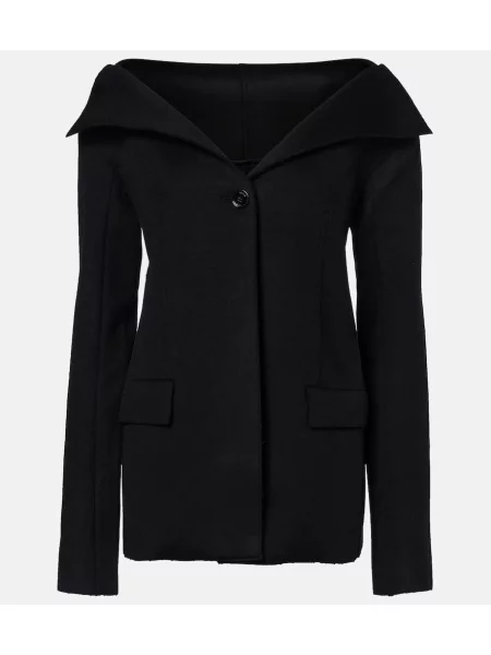 Volnena jakna Toteme črna