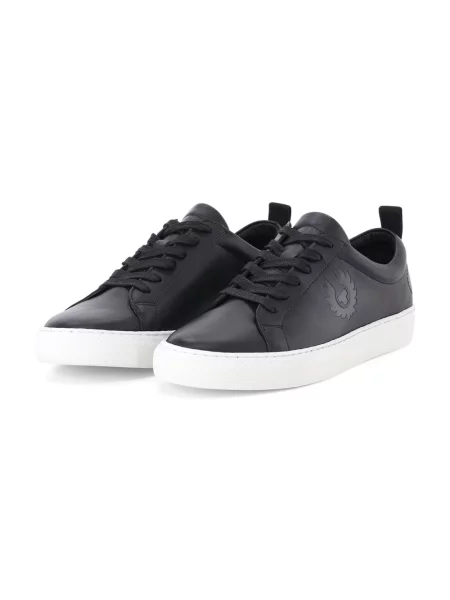 Sneakersy Belstaff skórzane czarne