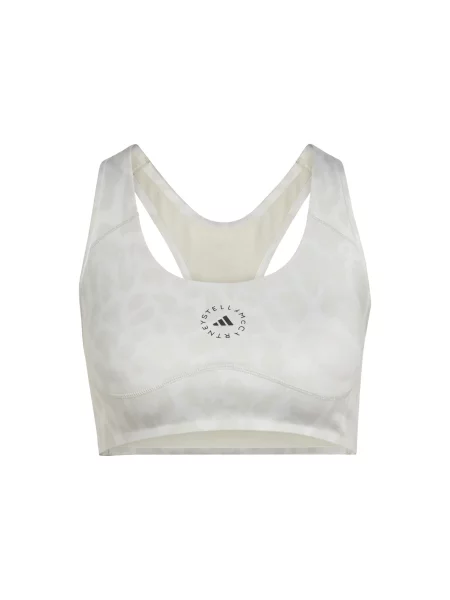 ADIDAS BY STELLA MCCARTNEY Sportski grudnjak PrimeLiftImpact svijetlosiva / crna bijela